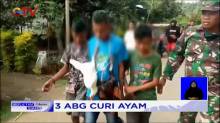 Tiga Remaja Pencuri Ayam dan Jemuran Diarak Keliling Kampung di Baubau