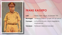 8 Pahlawan Nasional yang Jarang Diungkap, Frans Kaisiepo (seri-5)