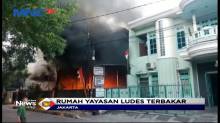 Yayasan Sosial di Tanjung Duren Terbakar, Bantuan Donatur Ikut Ludes Terbakar