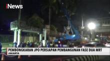 Pembongkaran JPO Halte Bank Indonesia Dilanjutkan