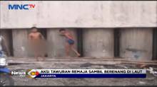 Tawuran Remaja Sambil Berenang Kembali Terjadi di Jakarta Utara