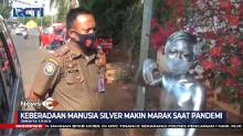 Belasan Manusia Silver Terjaring Razia PMKS di Jakarta Utara