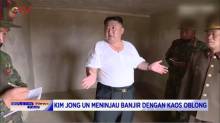 Kim Jong Un Tampil Santai dengan Kaos Oblong saat Tinjau Banjir