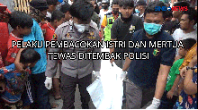 Pria Pembacok Istri dan Mertua di Makassar Tewas Ditembak Polisi