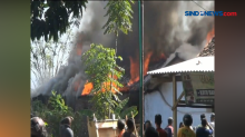 Kebakaran Sebuah Rumah di Probolinggo , 2 Orang Terluka
