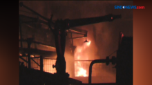 Mesin Boiler Meledak, Pabrik Ban di Medan Deli Ludes Terbakar
