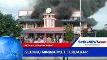 Gedung Minimarket Ludes Terbakar