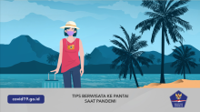 Tips Aman Berwisata ke Pantai Saat Pandemi