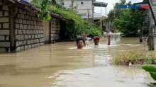 Sungai Lamong Kembali Meluap,16 Desa Terendam Banjir