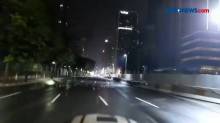 Malam Pergantian Tahun, Jalan di Jakarta Sunyi Bak Kota Mati