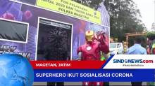 Dua Tokoh Superhero Sosialisasikan Bahaya Virus Corona