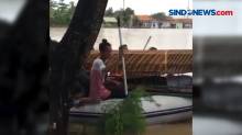 Dramatis, Keranda Jenazah Korban Banjir Dibawa Naik Perahu Karet