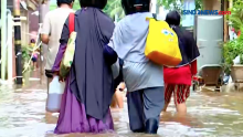 Banjir di Kelurahan Cipinang Melayu Jakarta Timur Sudah Mulai Surut