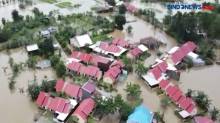 Sungai Jeneberang Meluap, Ratusan Rumah Terendam Banjir
