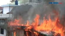 1 Rumah dan Home Industri Kerupuk di Palembang Ludes Terbakar