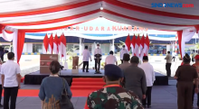 Presiden Jokowi Resmikan Bandara Kuabang di Maluku Utara