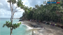 Pesona Pantai Kayuwatu Oki, Wisata Favorit Warga Minahasa