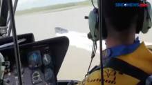 Aksi Helikopter Kejar Kapal Hantu Diwarnai Tembakan Peringatan