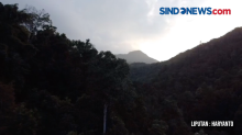 Keindahan air terjun di Kaki Gunung Maras Bangka Belitung