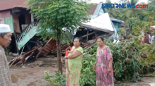 Banjir Bandang di Kecamatan Tarowang Jeneponto Akibat Tingginya Curah Hujan