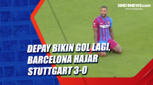Depay Bikin Gol Lagi, Barcelona Hajar Stuttgart 3-0