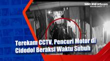 Terekam CCTV, Pencuri Motor di Cidodol Beraksi Waktu Subuh