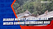 Dijarah Monyet, Pedagang di Obyek Wisata Gunung Galunggung Rugi Jutaan Rupiah