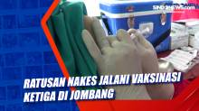 Ratusan Nakes Jalani Vaksinasi Ketiga di Jombang