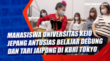 Mahasiswa Universitas Keio Jepang Antusias Belajar Degung dan Tari Jaipong di KBRI Tokyo