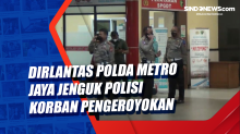 Dirlantas Polda Metro Jaya Jenguk Polisi Korban Pengeroyokan