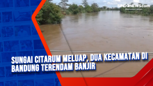 Sungai Citarum Meluap, Dua Kecamatan di Bandung Terendam Banjir