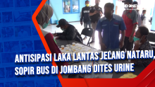 Antisipasi Laka Lantas Jelang Nataru, Sopir Bus di Jombang Dites Urine