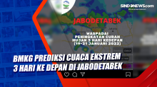 BMKG Prediksi Cuaca Ekstrem 3 Hari ke Depan di Jabodetabek