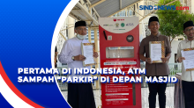 Pertama di Indonesia, ATM Sampah Parkir di Depan Masjid