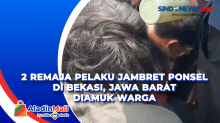2 Remaja Pelaku Jambret Ponsel di Bekasi, Jawa Barat Diamuk Warga
