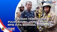 6 Rumah Terbakar di Pulogadung, Uang Tabungan Rp18 Juta Berhasil Ditemukan
