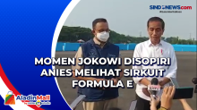 Momen Jokowi Disopiri Anies Melihat Sirkuit Formula E