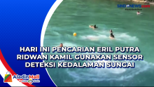 Hari Ini Pencarian Eril Putra Ridwan Kamil Gunakan Sensor Deteksi Kedalaman Sungai
