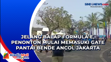 Jelang Balap Formula E, Penonton Mulai Memasuki Gate Pantai Bende Ancol Jakarta