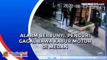 Alarm Berbunyi, Pencuri Gagal Bawa Kabur Motor di Medan