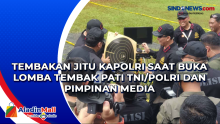 Tembakan Jitu Kapolri saat Buka Lomba Tembak Pati TNI/Polri dan Pimpinan Media
