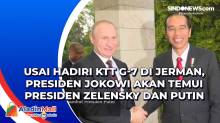 Usai Hadiri KTT G-7 di Jerman, Presiden Jokowi Akan Temui Presiden Zelensky dan Putin