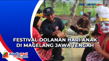 Festival Dolanan Hari Anak di Magelang Jawa Tengah