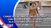 Camat Payakumbuh Timur Dicopot Usai Ngonten Aksi Catwalk Ala Citayam Fashion Week