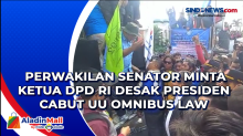 Perwakilan Senator Minta Ketua DPD RI Desak Presiden Cabut UU Omnibus Law