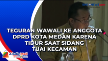 Teguran Wawali ke Anggota DPRD Kota Medan karena Tidur saat Sidang Tuai Kecaman