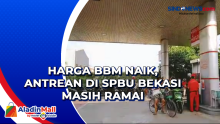 Harga BBM Naik, Antrean di SPBU Bekasi Masih Ramai