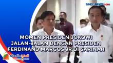 Momen Presiden Jokowi Jalan-Jalan dengan Presiden Ferdinand Marcos Jr di Sarinah