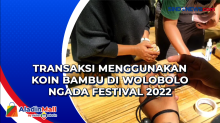 Transaksi Menggunakan Koin Bambu di Wolobolo Ngada Festival 2022