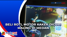 Beli Roti, Motor Kakek Dicuri Maling di Medan